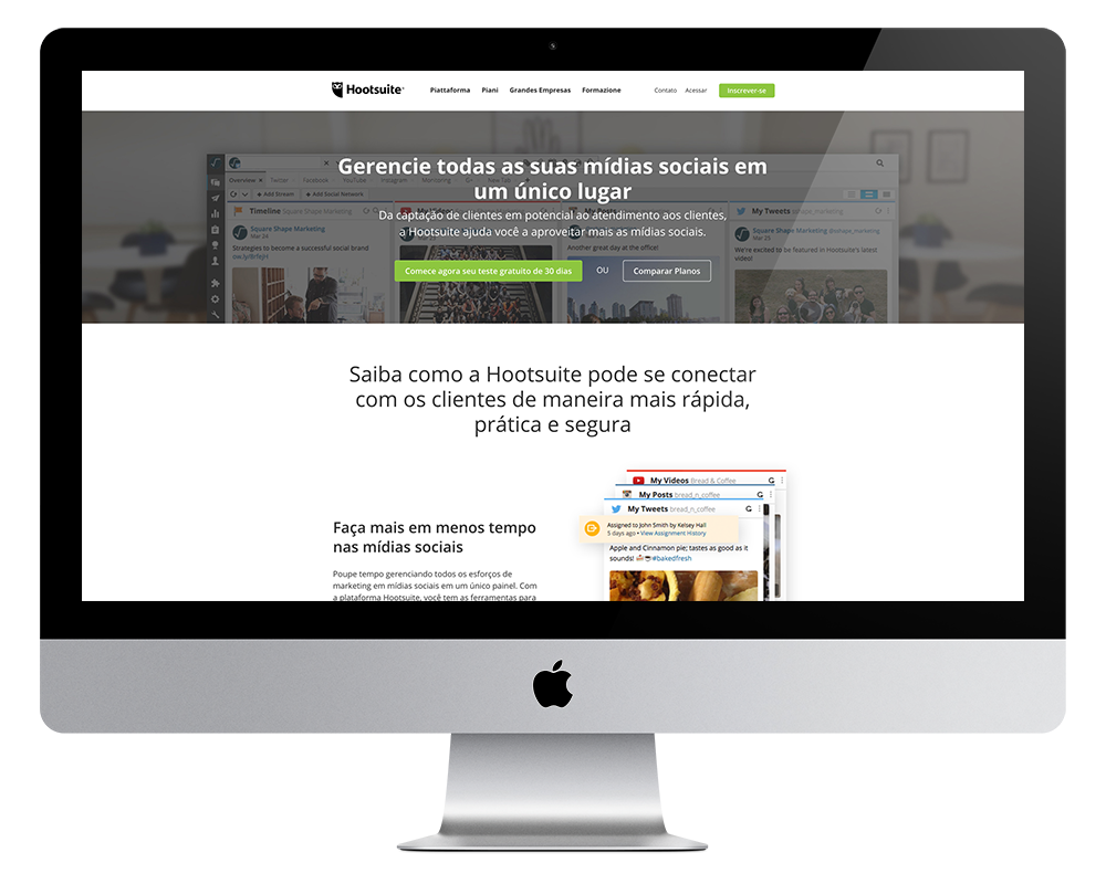 Hootsuite - Ferramenta de marketing digital gratuita